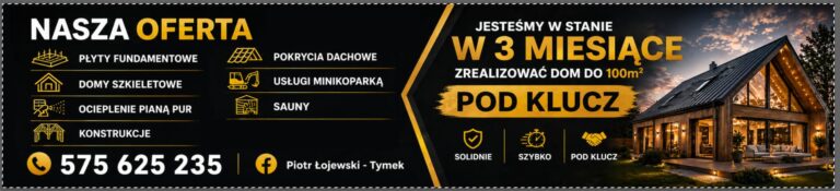 Realizacja domu szkieletowego firmy Tymek